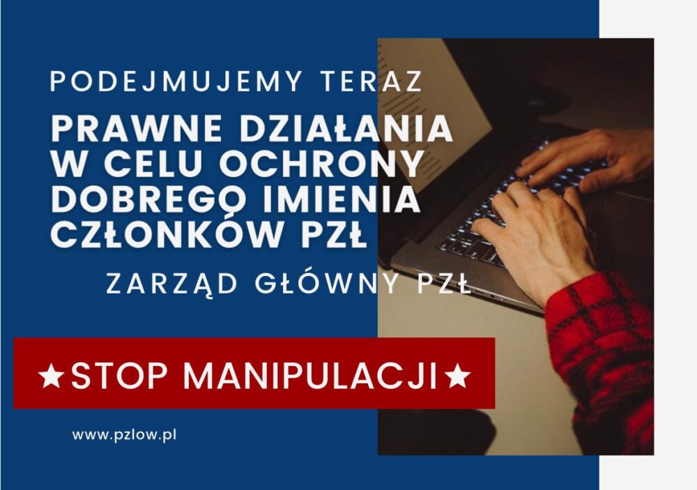 Polski Związek Łowiecki wzywa do sprostowania nieprawdziwych informacji.