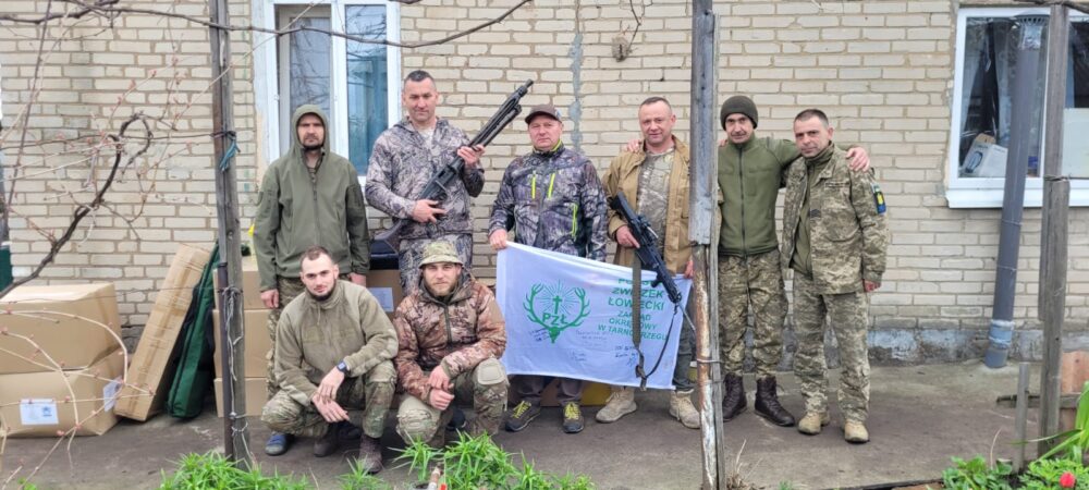 X misja humanitarna myśliwych z Okręgu PZŁ w Tarnobrzegu w rejon Bachmutu na Ukrainie  